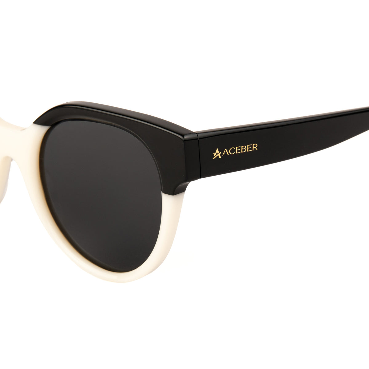 ochelari de soare dama rotunzi UV400 polarizati, acetat italian