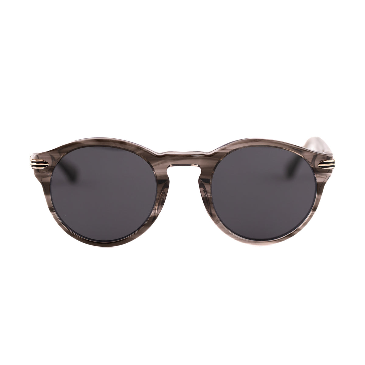 ochelari de soare rotunzi din acetat italian, detalii logo mare calitate protectie UV400 reala si lentile polarizate 